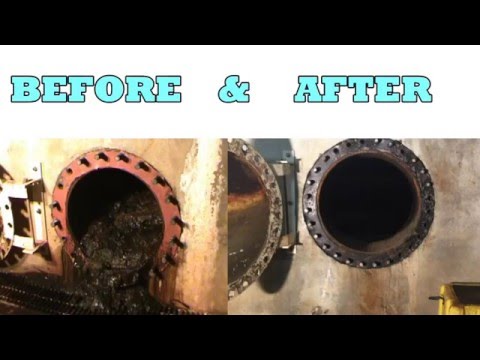 Cleaning a clarifier with fixed plates