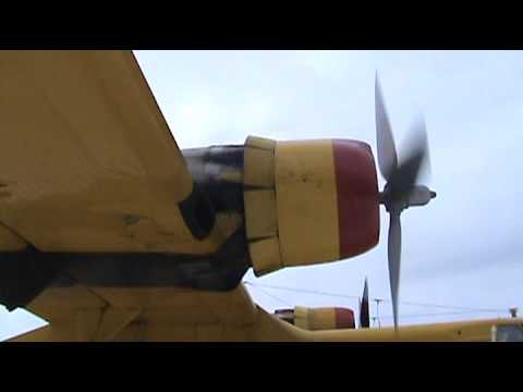 cl-215 radial 18 cyl startup!