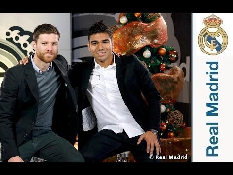 Xabi Alonso y Casemiro os desean unas felices fiestas