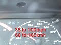 turbo honda prelude 30 to 100mph