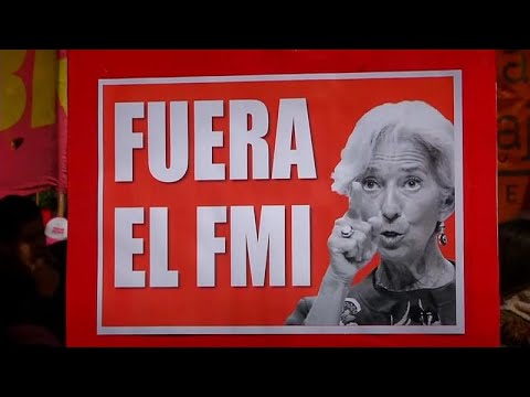 Argentinien: Demonstrationen gegen den IWF in Bueno ...