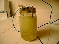 HHO Generator. My First! Water into Hydrogen