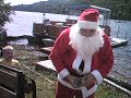 pere noel au camping santa claus