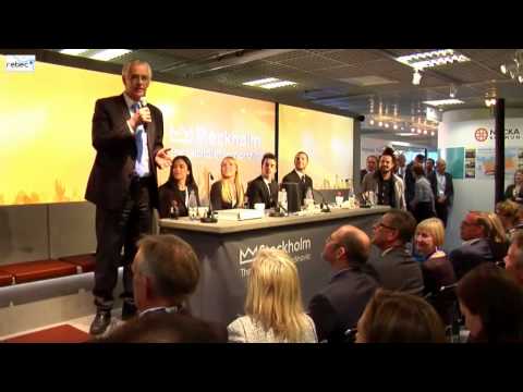 stockholm business region - MIPIM 2014 was a great opportunity for exploring and discovering innovative marketing strategies and technologies. REBEC Team had a chance to talk to Mr. Olo...