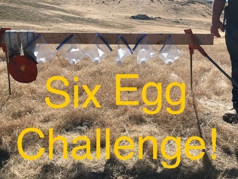 300 Yards, Six Shot Six Egg Challenge!