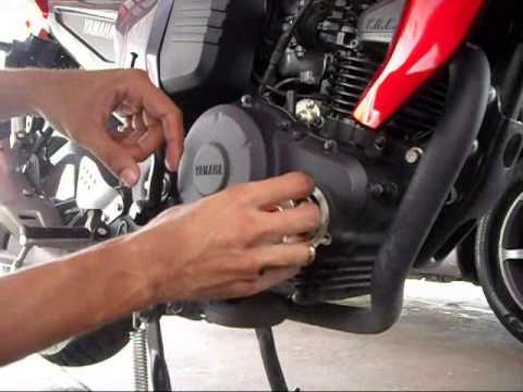 how to check engine oil in fz