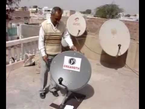 how to adjust dth antenna