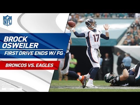 Video: Brock Osweiler's Strong Opening Drive Ends w/ a FG | Broncos vs. Eagles | NFL Wk 9 Highlights