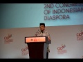 Sambutan BJ Habibie di Congress of Indonesian Diaspora 2 (CID2), Jakarta