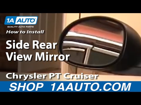 How To Install Replace Side Rear View Mirror Chrysler PT Cruiser 01-05 1AAuto.com