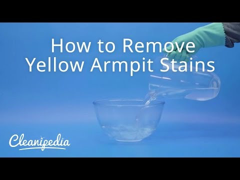 how to eliminate yellow armpit stains