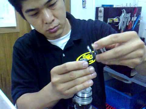 how to bleed ohlins forks