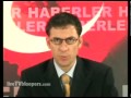Stage falls on news anchor’s head! (Turkey)