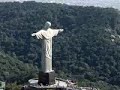 Flying arround Cristo Redentor and Rio de Janeiro