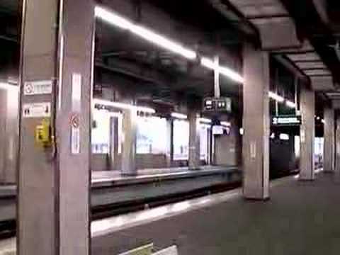 名鉄本線　名鉄一宮駅の早朝