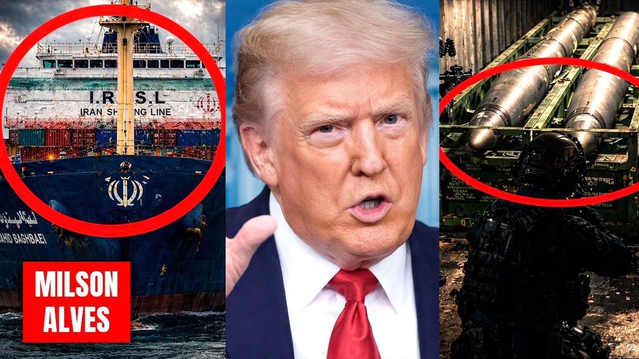 ÚLTIMAS: Navio iraniano capturado ESCONDIA carga SECRETA – Caças em movimento