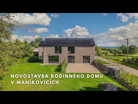 Video Novostavba rodinného domu v Maníkovicích na pozemku 1210 m2