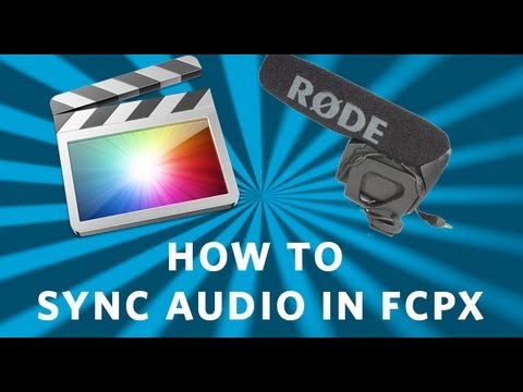 how to sync fcpx