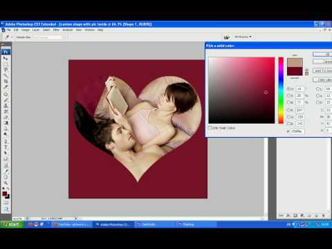 how to fit type into a shape in photoshop