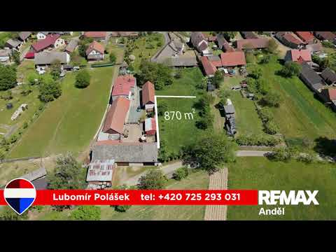 Video Stavební pozemek 870 m² v Bernarticích u Dolních Kralovic