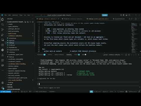 Claude Certified Architect - Confidence Calibration Follow Along