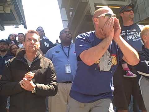Gabriel Macht - Bronx-born actor Gabriel Macht joins Bald Vinny and the Bleacher Creatures for Roll Call against the Oakland Athletics on Sunday, May 5, 2013.
