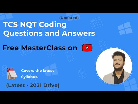 (Most Asked) TCS NQT Coding Questions and Answers 2021