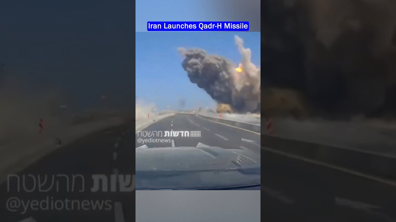 Iran Launches Qadr-H Missile in Massive Strike!