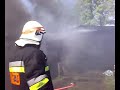 OSP Witkowo pożar garaży