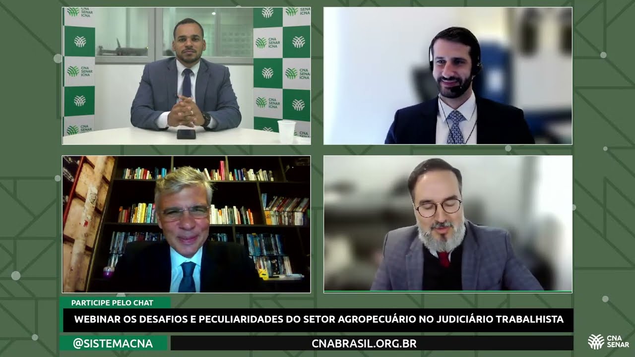 Webinar Os desafios e peculiaridades do setor agropecuário no Judiciário Trabalhista