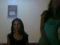 Thei e Jamile imitando o Shamah