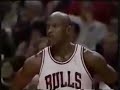 michael jordan owning and posterizing a prime shaq o'neal

you can't top this!!! owning a prime shaq by blocking him? shooting outside jumpers over him? juking him with subtle moves inside? spinning away from his oncoming trap so fast he can't recover? dunking on shaq as jordan nutchecks shaq. jordan does a few nasty acrobatic shots after contact with shaq too. also see shaq try to injure michael jordan with a cheap shot and the usual 