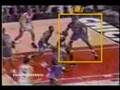 Michael Jordan owning and posterizing a prime Shaq O'Neal