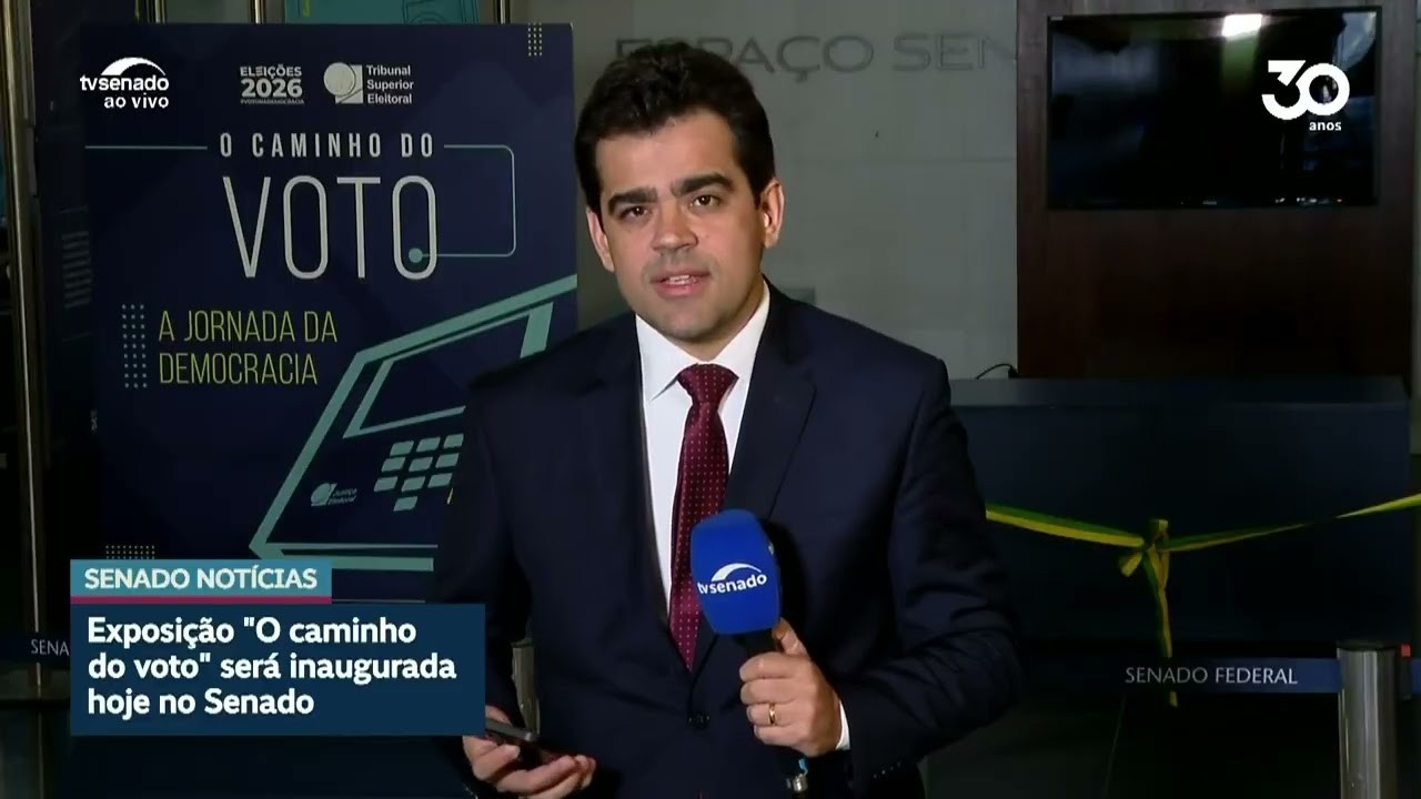 O Caminho do Voto: exposição no Senado vai mostrar como é o processo eleitoral
