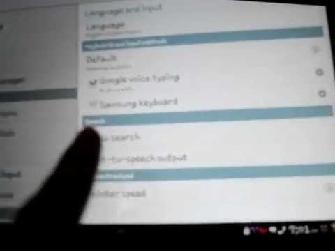 how to off dictionary in samsung galaxy y