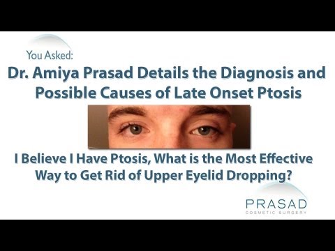how to treat ptosis