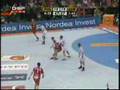 Gregorz Tkaczyk lanzamiento handball balonmano
