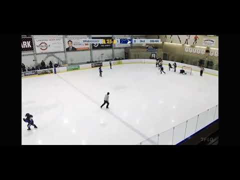 Liam (#6 White) scores PP goal against PCHA U17 Prep (Feb 10/24)