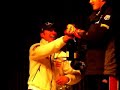 Bode Miller - Val Gardena 2006, Super G winner ceremony