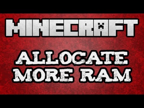 how to get more allocated memory in minecraft