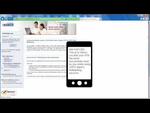 how to apply hdfc netbanking