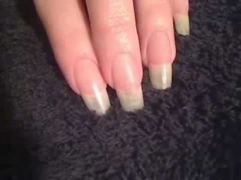 how to whiten stained nails