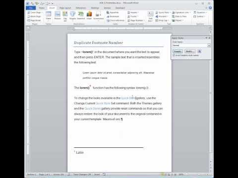 how to add footnotes in word 03 how to add footnotes in word 03