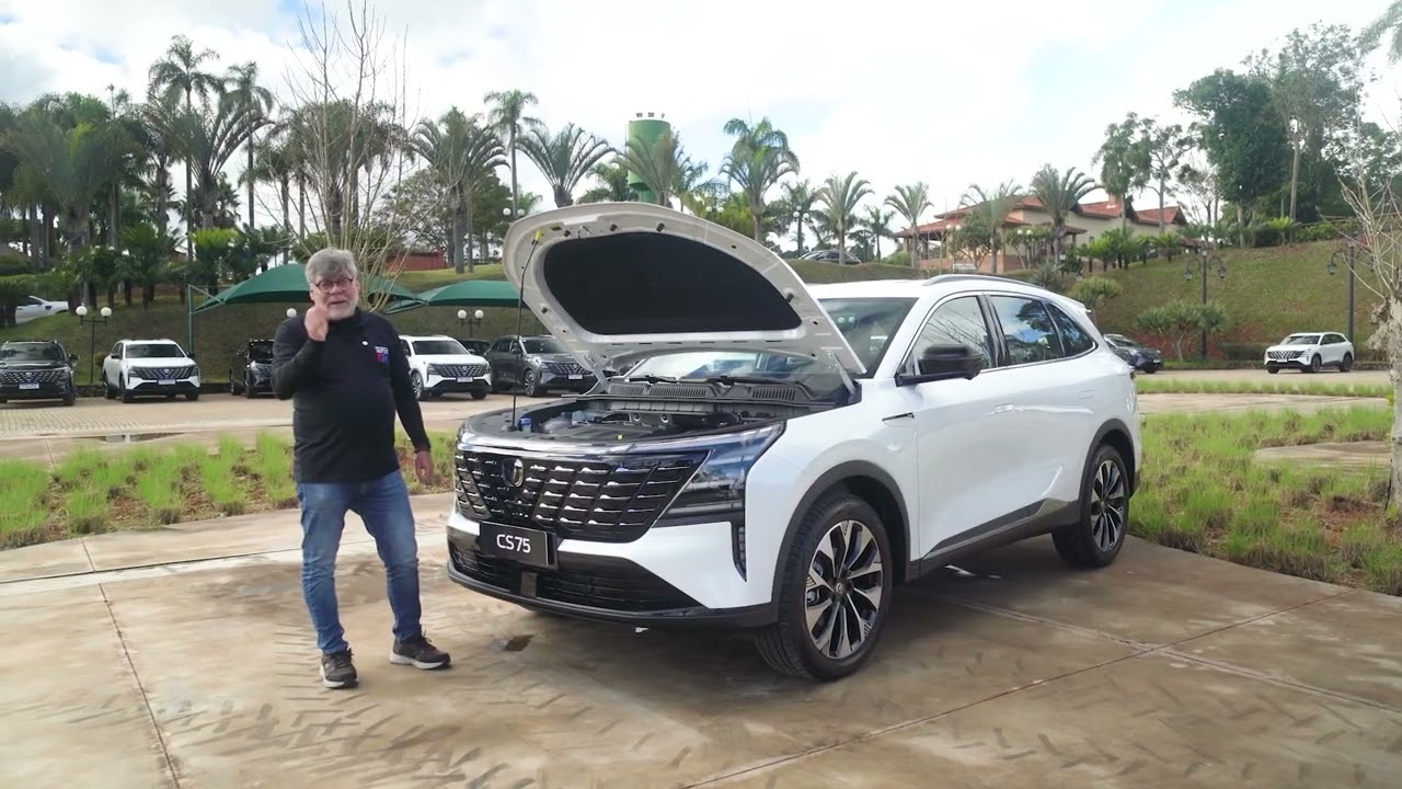 CAOA Changan CS75, o SUV flex top de linha fabricado no Brasil