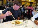 see the white girl eat dimsum