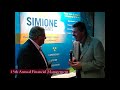 Simione At 15 Annual Financial Mgt EXPO NAHC  Interview by Val Halamandaris