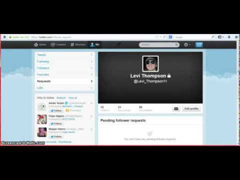 how to make twitter account private