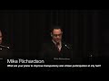 MayorDebate - MRichardson (Q: transparency) MayorDebate - MRichardson (Q: transparency)
