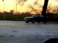 Jorg drifting with his Opel Manta A 1600S on snow part1