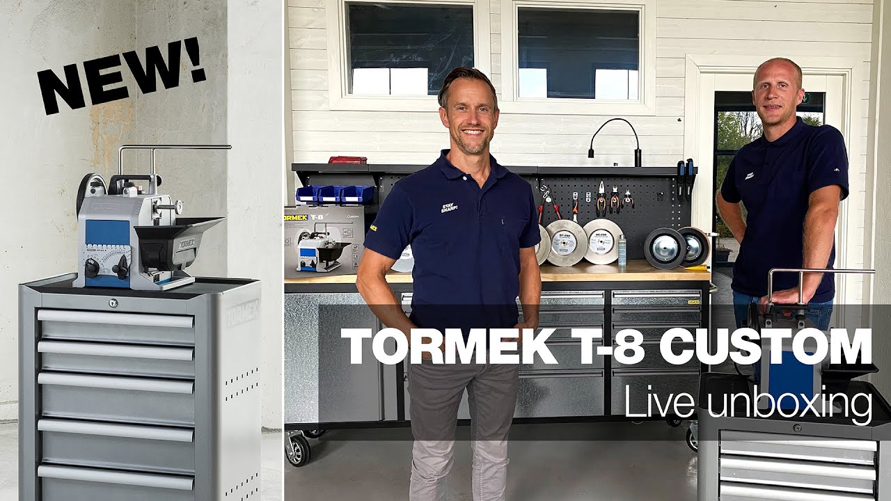 New Tormek T-8 Custom Live Unboxing